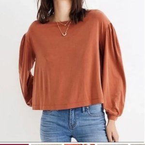 Madewell│Rust Cropped Top